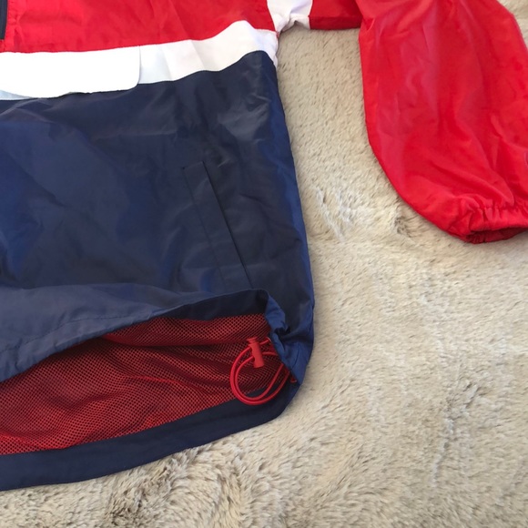 Retro Cinch Color Blocked Wind Breaker - Picture 3 of 6